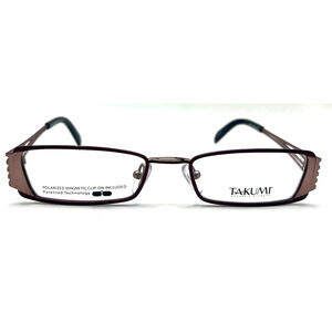 TAKUMI T967 RED EYEGLASSES SUNGLASSES FRAMES 50-18-140